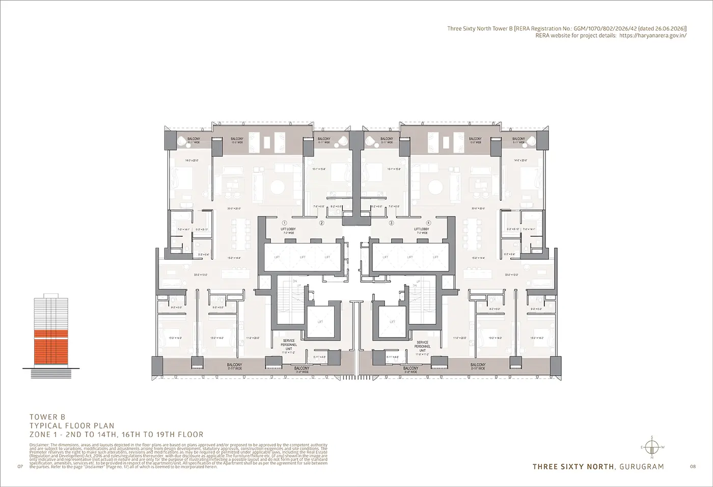 Tower B Floor Plan